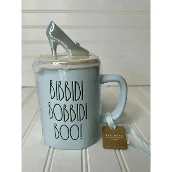 Rae Dunn Disney Princess Iridescent Cinderella Bibbidi Bobbidi Boo Mug NEW - Picture 1 of 2